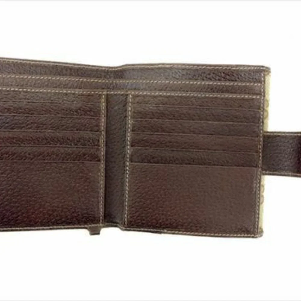Gucci Wallet Purse GG Beige Brown Canvas Leather Woman Authentic Used T8674 - Picture 8 of 8
